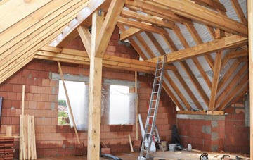 Moss Side Of Monellie attic trusses