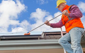 Moss Side Of Monellie soft wash roof cleaning